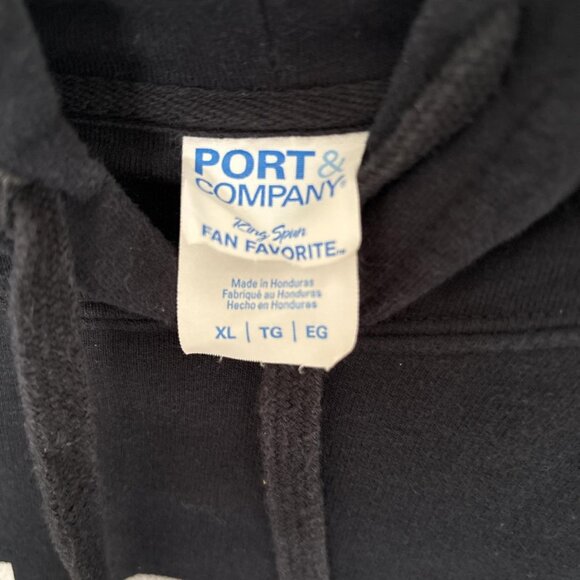 TCU (Texas Christian University) Black Hoodie with Purple Lettering. Size XL - Picture 3 of 5